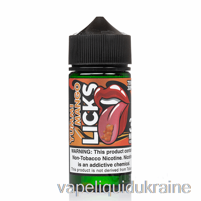 Vape Liquid Ukraine Yummi Mango - LICKS Roll Upz - 100mL 3mg